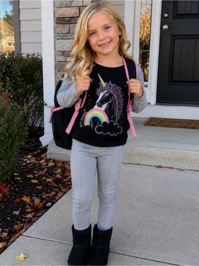 Mayoral Girls Gray Slim Pants